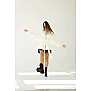 Ботинки женские кожаные мех 590954 Черные