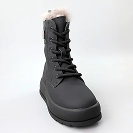 Ботинки детские мех 590695 Черные фото 2