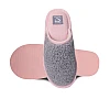 Домашние тапочки 584778 Серые розовые