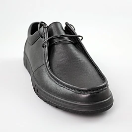 Мокасини чоловічі шкіряні 588544 Чорні розпродаж фото 2