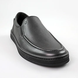 Мокасини чоловічі шкіряні 588545 Чорні розпродаж фото 2