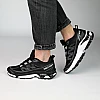 Кроссовки мужские сетка 591463 Черные распродажа