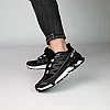 Кроссовки мужские сетка 591463 Черные распродажа