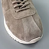 Кроссовки женские замшевые 591461 Темно-бежевые распродажа