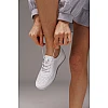 Кеди жіночі шкіряні перфорація 591464 Білі
