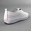Кеди жіночі шкіряні перфорація 591464 Білі