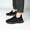 Кроссовки мужские сетка 591446 Черные
