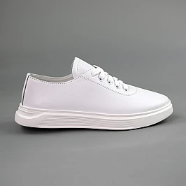 Кеди жіночі шкіряні 591364 Білі фото 1