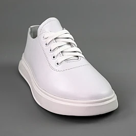 Кеди жіночі шкіряні 591364 Білі фото 2