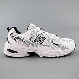 Кроссовки сетка 591600 Белые синие фото 1