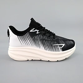 Кроссовки женские сетка 591892 Черно-белые фото 1