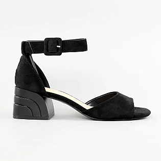 Босоножки женские замшевые 591947 Черные фото 1