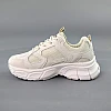 Кроссовки женские сетка 591958 Молочные