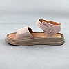 Сандали женские замш 591968 Бежевые