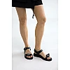 Сандали женские кожа 591639 Черные