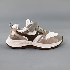 Кросівки дитячі замш сітка 591811 Бежеві фото 1