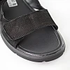 Шлепанцы мужские нубук 591536 Черные