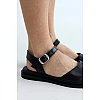 Сандали женские кожа 592021 Черные