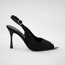 Туфлі-босоніжки жіночі 592303 Чорні розпродаж фото 1