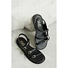 Сандали женские кожа 591983 Черные