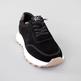 Кросівки жіночі замш 592381 Чорні фото 2