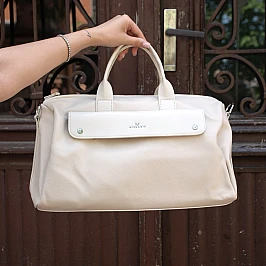 Сумка дорожня жіноча 592359 Молочна фото 1