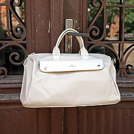 Сумка дорожня жіноча 592359 Молочна фото 2