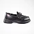 Лофери жіночі на тракторній підошві 592710 Чорні