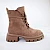 Ботинки женские мех 592949 Коричневые. распродажа