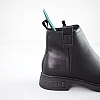 Челсі жіночі шкіра байка 593059 Чорні