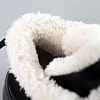 Кеды женские мех нубук 592724 Черные распродажа