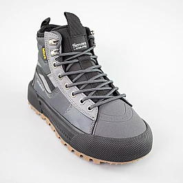 Кеди чоловічі утеплені хутром 593359 Сірі  фото 2