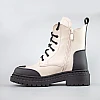 Черевики жіночі шкіра хутро 592694 Білі розпродаж