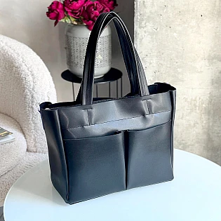 Сумка шопер женская 593211 Черная фото 1