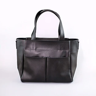 Сумка шопер женская 593211 Черная фото 2