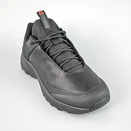 Кросівки чоловічі шкіряні термо 593421 Чорні фото 2