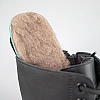 Черевики шкіряні хутро 593427 Чорні