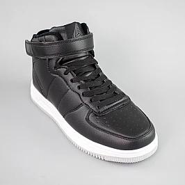 Кроссовки мужские на липучках 593454 Черные фото 2