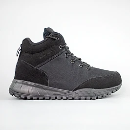 Кросівки чоловічі вологостійкі на хутрі 593458 Чорні фото 1