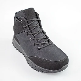 Кросівки чоловічі вологостійкі на хутрі 593458 Чорні фото 2