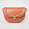 Сумочка-сідло під ретро з еко шкіри 593442 Рудий