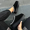 Угги женские замшевые низкие мех 593598 Черные