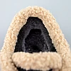 Угги женские замшевые низкие мех 593601 Черные