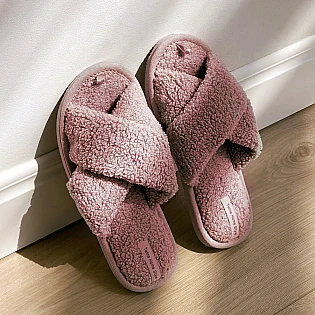 Домашние тапочки 593237 Розовые фото 1