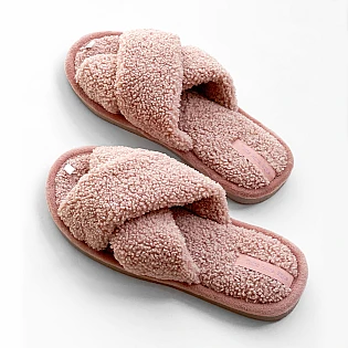 Домашние тапочки 593237 Розовые фото 2