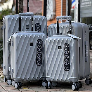 Чемодан TO190 Большая 110 л 593764 Серебряная фото 1