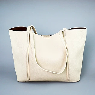 Сумка-шопер эко кожа 593617 Молочная фото 2