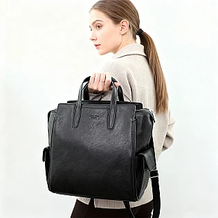 Сумка-рюкзак 593741 Черная фото 1