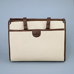 Сумка текстильна 592029 Бежева фото 2