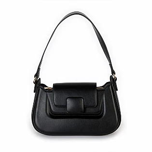 Сумка женская из эко-кожи 593341 Черная фото 2